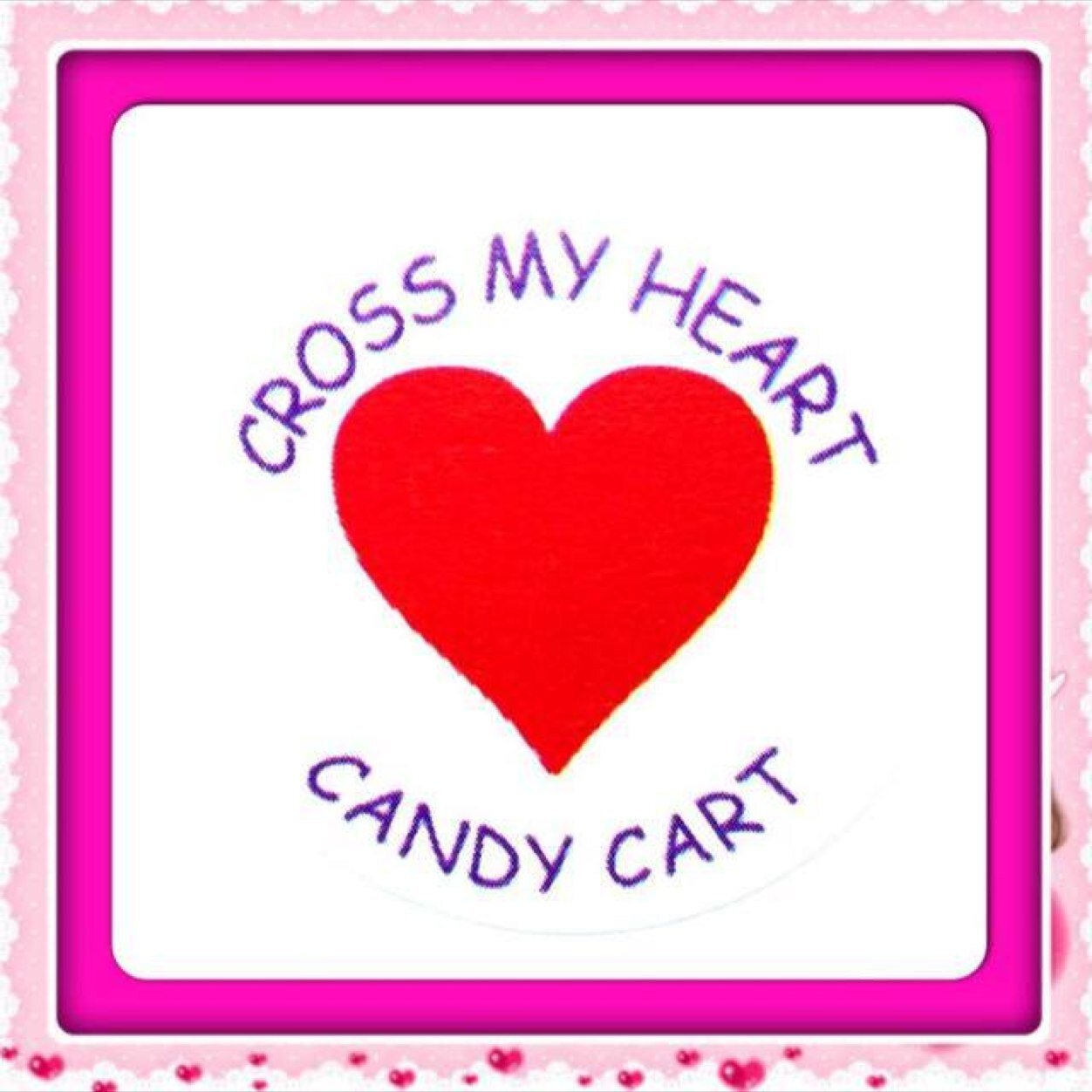 Cross my heart candy cart is a must have for any occasion and will enhance any event or party by providing the fun factor of a sweet surprise no matter what age