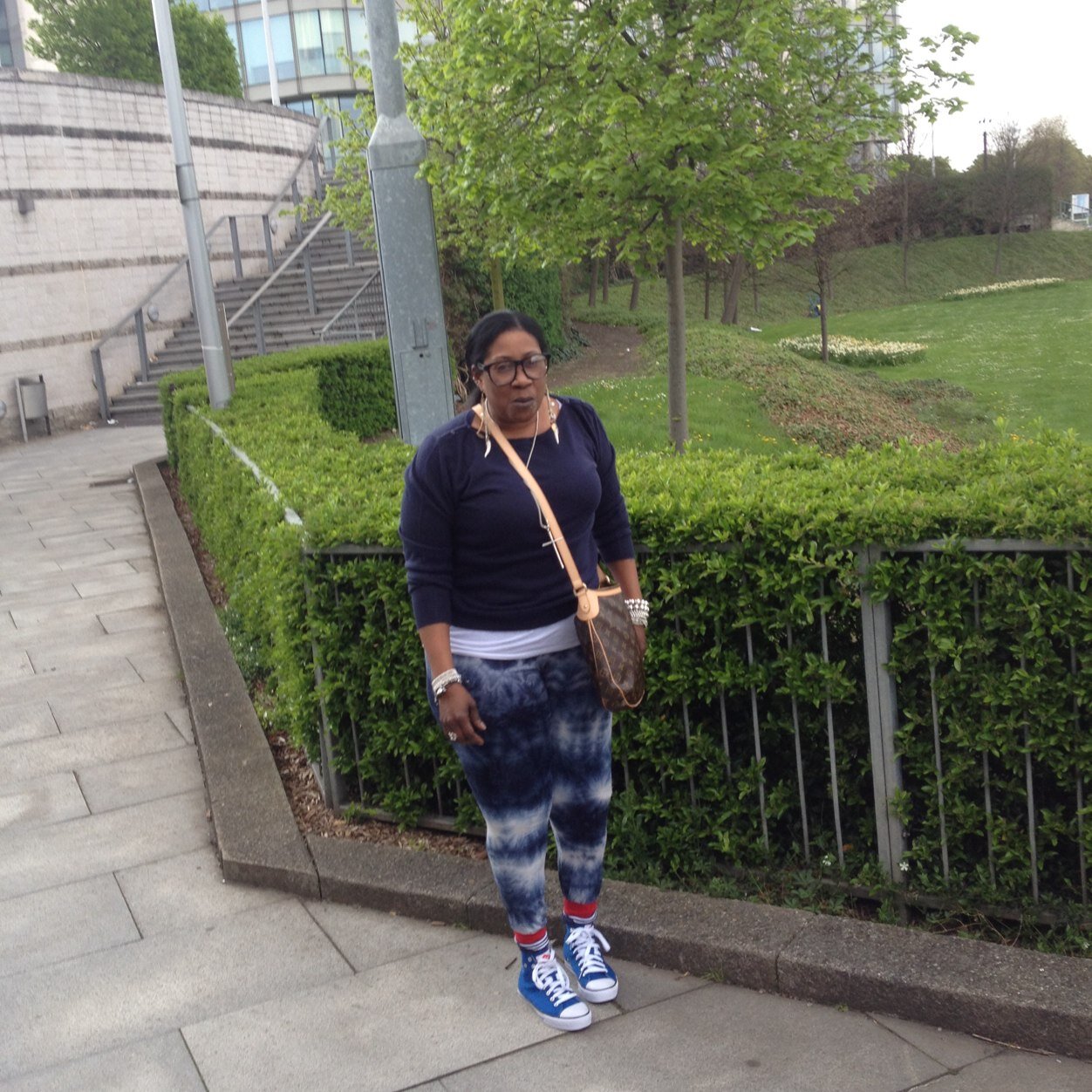 Just being me like meeting new people