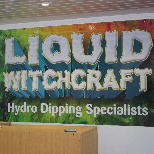 Liquid Witchcraft is a new company based in Thurcroft, Rotherham which uses the technique of hydro dipping to create exclusive bespoke designs.