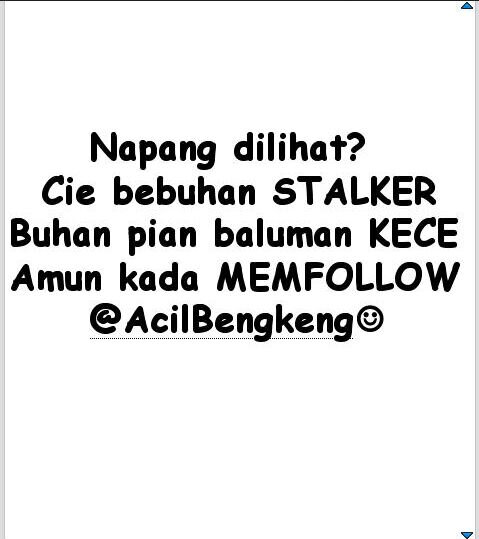 Menggalau lwn meefek tu manusiawi yg ngalih diubah, bila kdd galau lwn efekan hidup tu HANTA.Follow @AcilBengkeng Budayakan Follow Sebelum buhan pian Meretweet☺