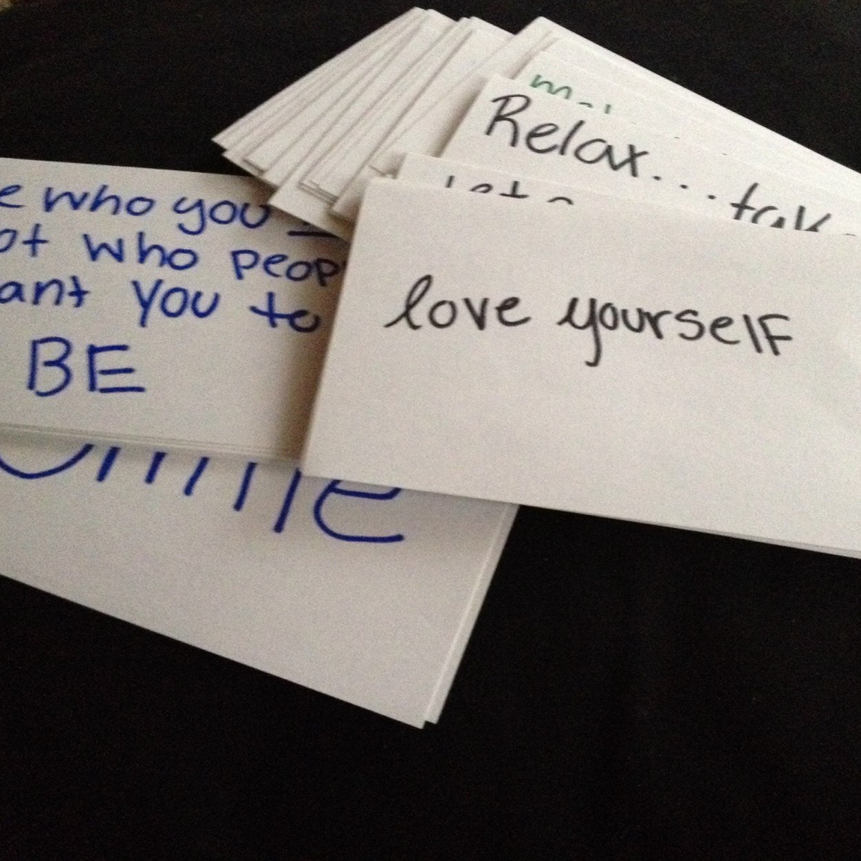 Life is precious. You just have to find your reason to live it. Spreading the love one letter at a time.