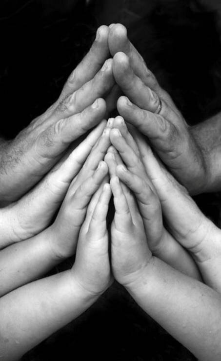 Responding to news and tweets with prayer.