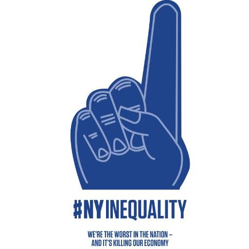 New York State is #1 in the nation in income inequality and it's killing our economy. Join us in fighting for a New York that works for #AllOfUs.