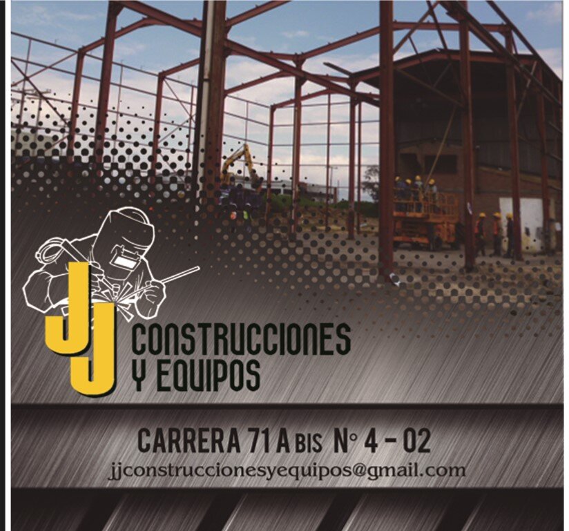 JJ CONSTRUCCIONES Y EQUIPOS S.A.S. Es una empresa creada desde 2009   con el objetivo de prestar sus servicios en el campo de la ingeniería y la arquitectura
