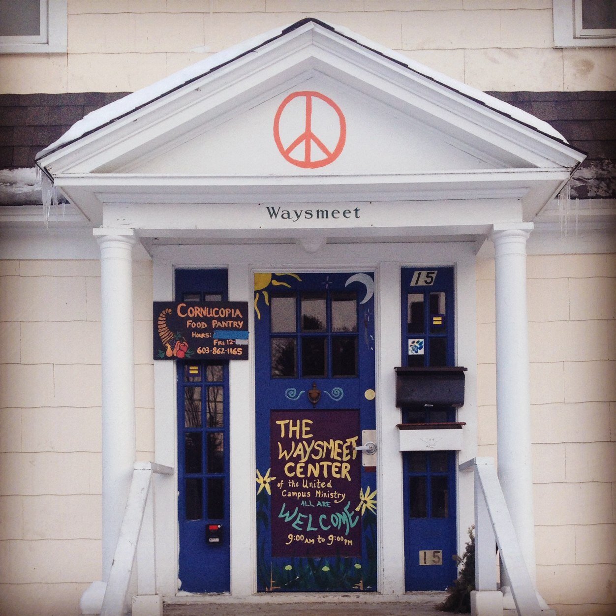 The Waysmeet Center at the UNH campus! Promoting happiness, equality, and love
