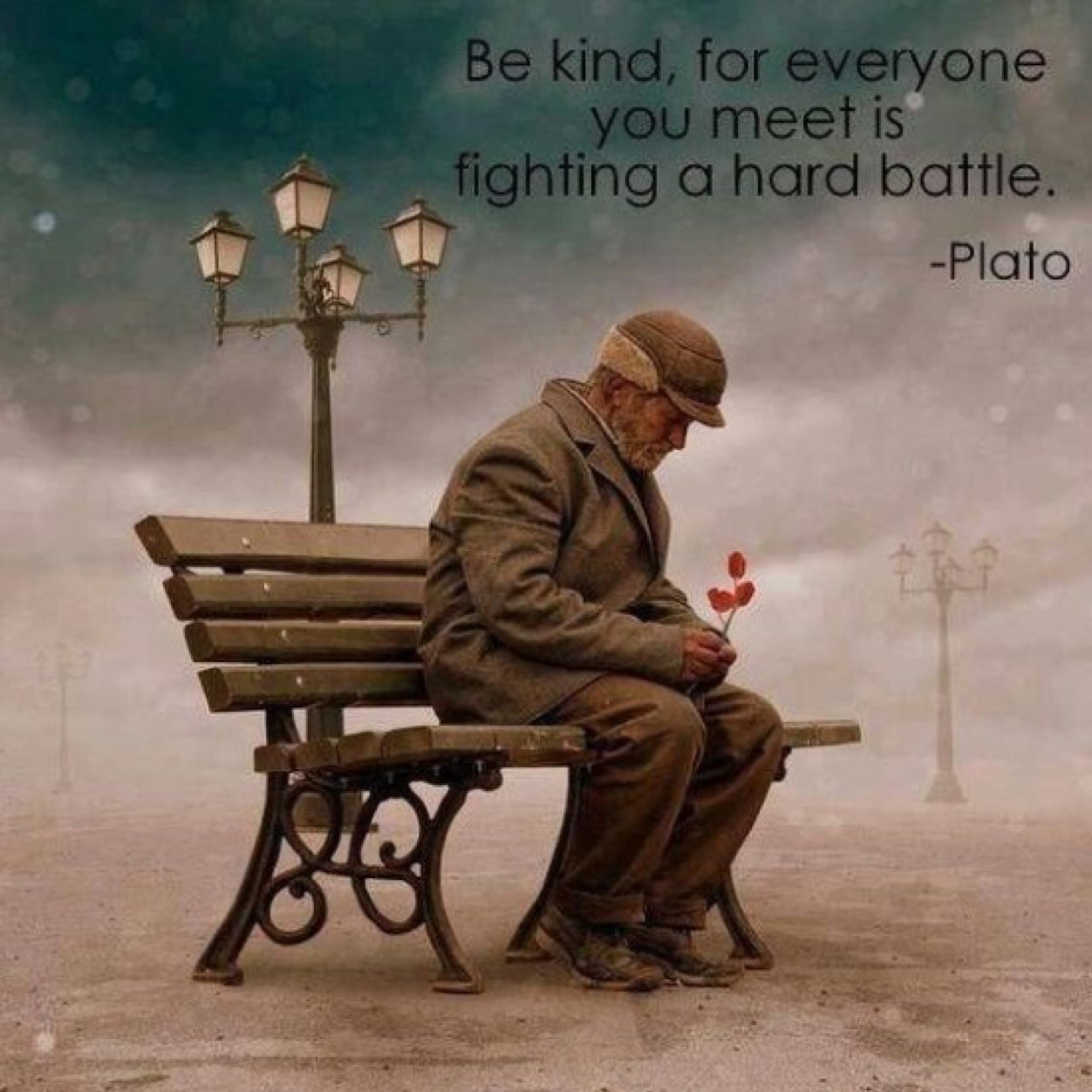 Spend a little less time bashing on eachother and spread a little love.
