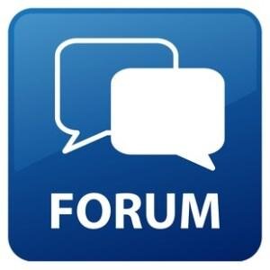 A forum is a place, meeting, or medium where ideas and views on a particular issue can be exchanged.