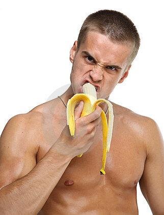 we take pictures of people eating bananas. at rhodes college