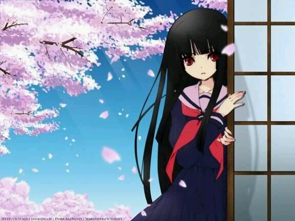 Website, hell girl will kill the person u want dead, but there is a cost, when u die Ur soul will belong to hell.