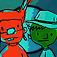 I'm Imp and this is my buddy Oaf.  We're going to be in an iPhone game called 'Imp or Oaf?' where you see a ‘thing’ and have to guess if it’s an imp or an oaf.