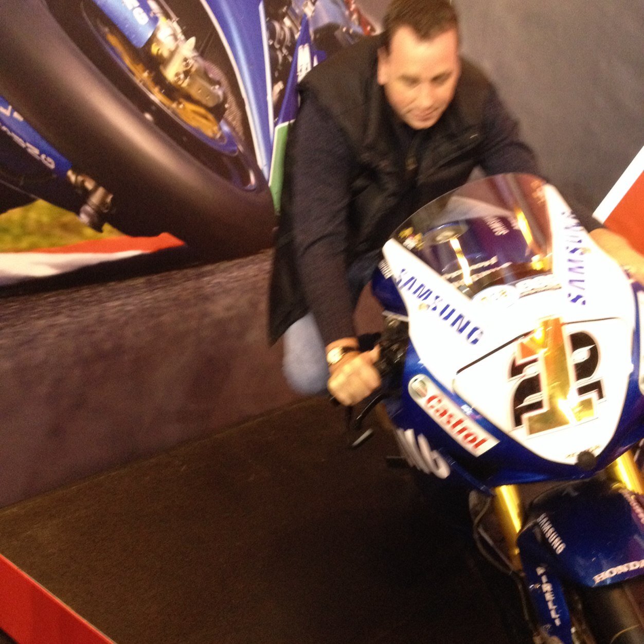 Love motorbikes and motorbike racing. Also big Nottingham Forest Fan.