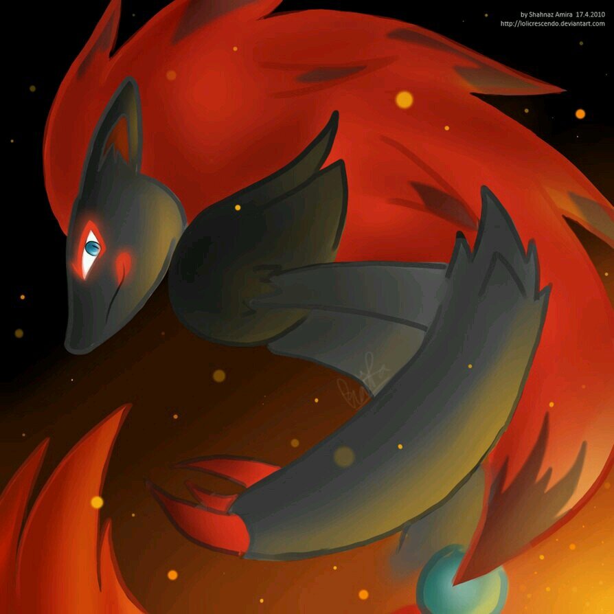 Hello there to all, ah yes they all call me Delusion, your slightly Kind and insane Zoroark.Who is also...colorblind..{Male, Rp, Single}