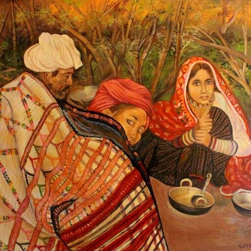 Visual Artist - Oil Paintings - Traditional Indian Art - Street Scenes - Abstract - Master Artist Reproductions - Personalised portraits - Visit my Online Shop