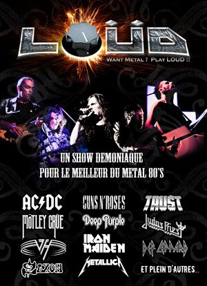 LoudHeavyMetal's profile picture. The Ultimate 80's Heavy Metal Show. With smoke, flames, videos projections and cool stuff, plus killer musicians.