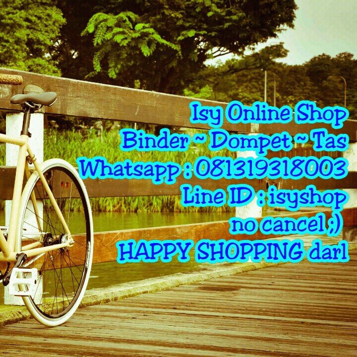 owner : @DEIrawaan| sms/wa 081319318003 - line ID : isyshop| trusted and ♥happy shopping darl