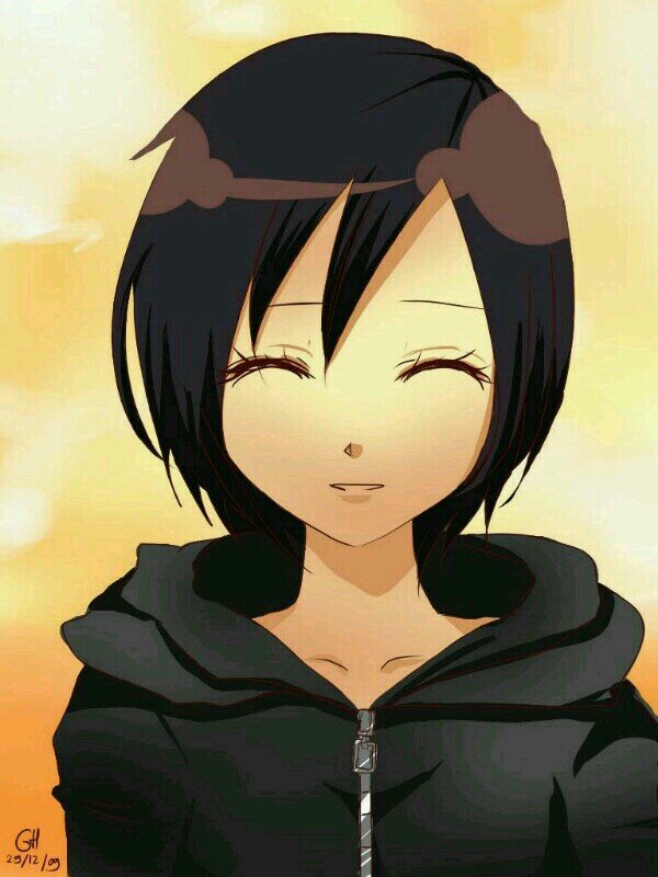I'm Xion, wielder of the keyblade. Roxas and Axel are my friends! Sora? I'm not him! Maybe...