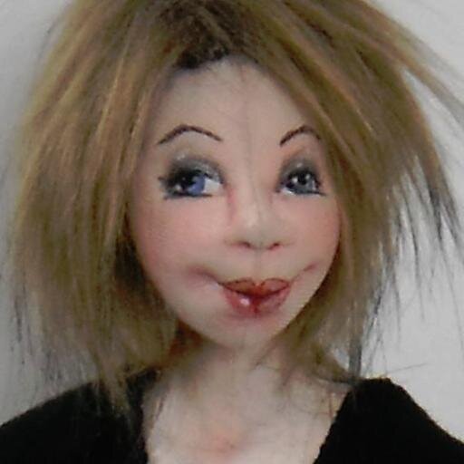 Cloth Doll Maker, Pattern Designer and Tutor of Needle-sculpting techniques and facial expression on cloth dolls