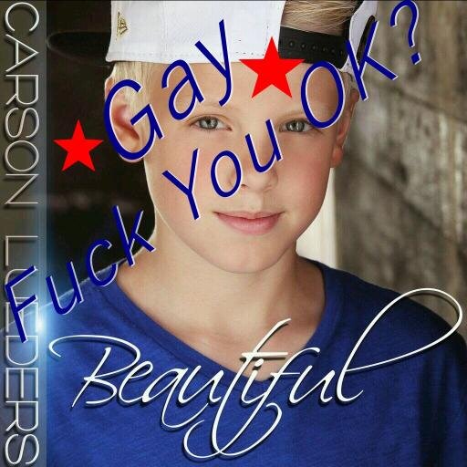 I hate Carson And your  Fan Page (@carsonLuedersF) ;)