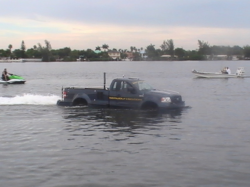 luxury amphibious vehicle