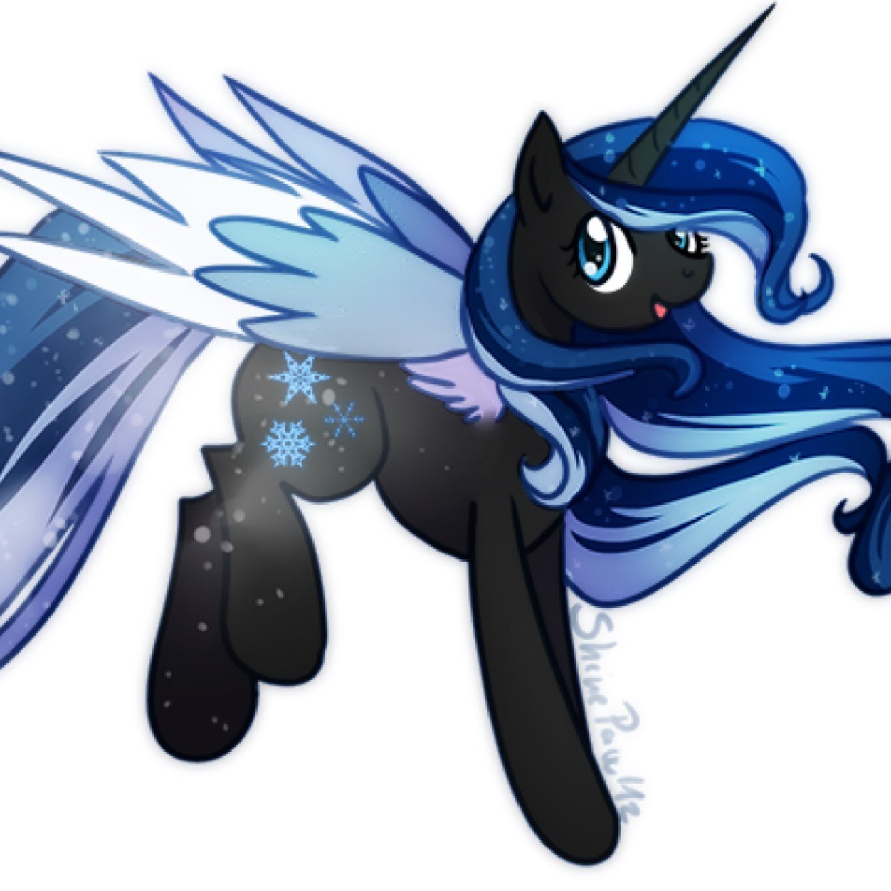 Hi. Im Princess SnowyNight. But please dont treat me like a princess, treat me like anypony else.