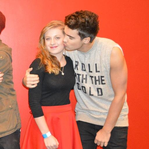 Met Union J 6/1/14. Josh kissed my face and told me he loved me k bye