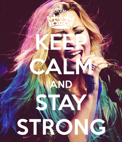 I adore Demi Lovato! Coz of her I got over all sorts of problems that I had and was able to tell people!