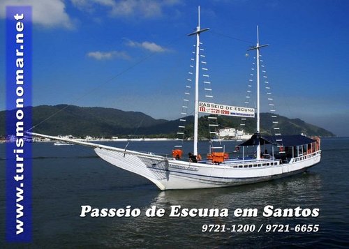 turismonomares's profile picture. PASSEIO DE ESCUNA EM SANTOS-SP.