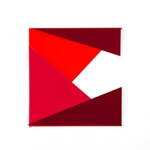 CUDDY: Abstract geometric photographic prints in simple silhouettes.