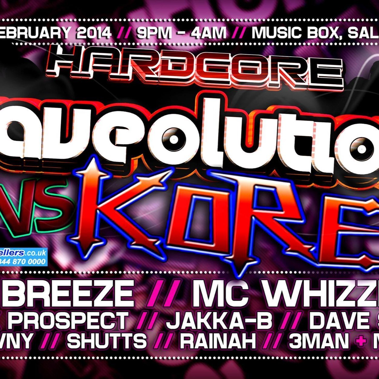 Kore is a Hardcore event running in Bournemouth from 2009. Bringing you the best names in the business! BIG!!!