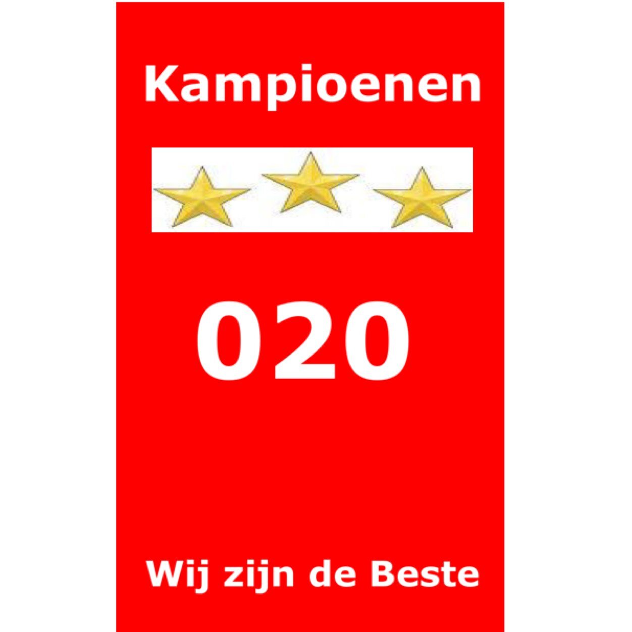 3 Sterren / 2 Woorden / 1 Liefde / Ajax Amsterdam