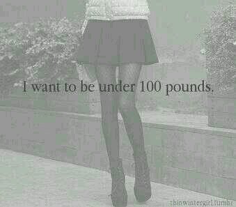 I just want to be thin.