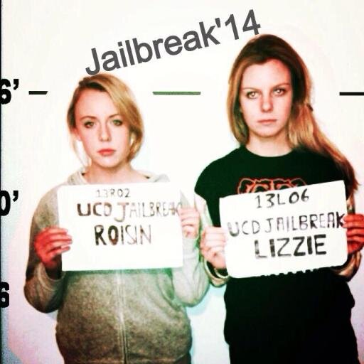 RoisinLizzieUCD's profile picture. 36 hours. No money. How far can we go? Welcome to the official Twitter of Roisin&Lizzie #Jailbreak14. Follow us!