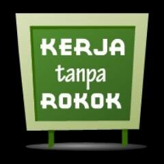 KerjaTanpaRokok's profile picture. Kerja Tidak Maksimal Tanpa Rokok itu Hanyalah SUGESTI Efek Kecanduan! Mari HIDUP SEHAT Tanpa Rokok !!