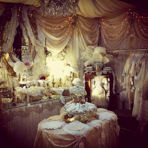 A gorgeous vintage shop selling antique lace and vintage jewellery. We are located at Alfie's Antique Market in Marylebone, London.