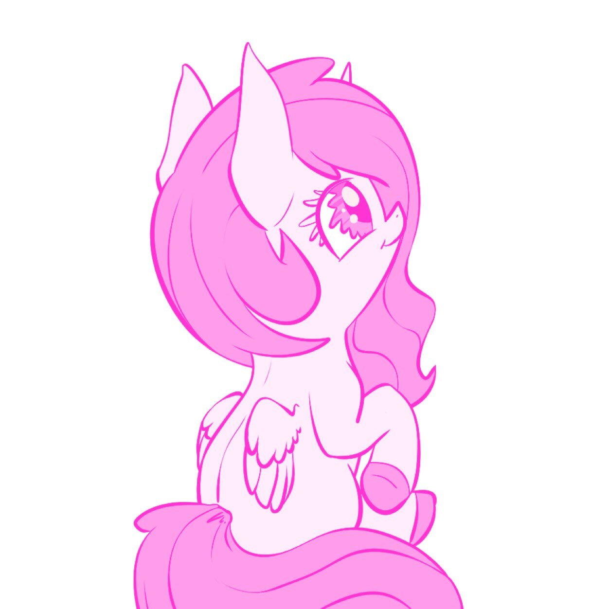 The Pony Version of @mlp_TheSun. A very firey, but sweet and shy mare.
