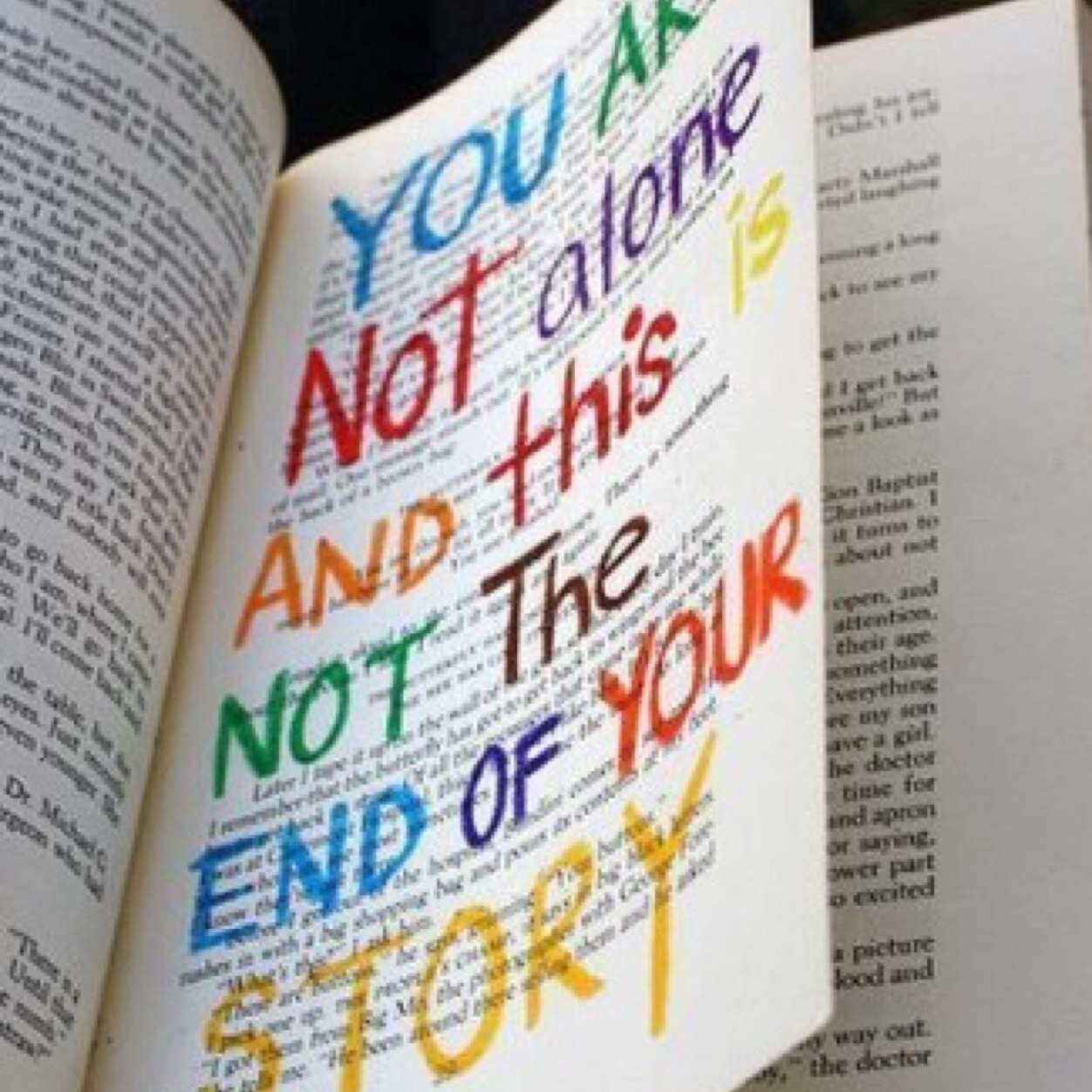 Your not alone were here , you do matter to us! , everyone has a story to be told and we are here to listen we arent gonna juge you, your safe here be strong xx