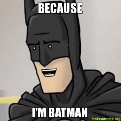 Because I'm Batman (@WhoIAm_Batman) / Twitter