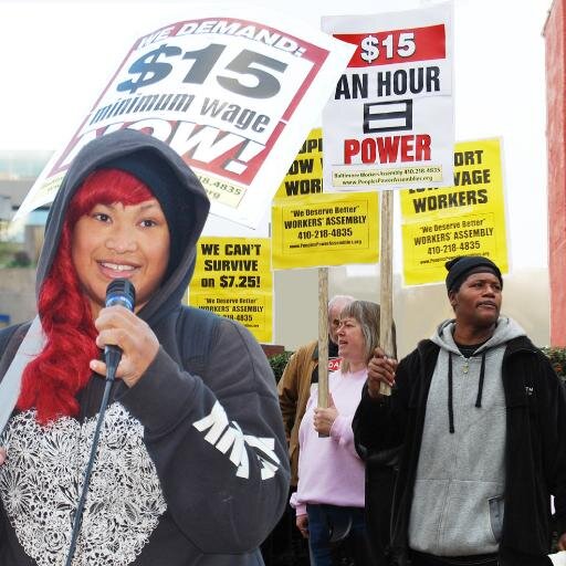 RiseUpBaltimore's profile picture. RISE UP! Baltimore on May Day, worker's power day strike against low wages