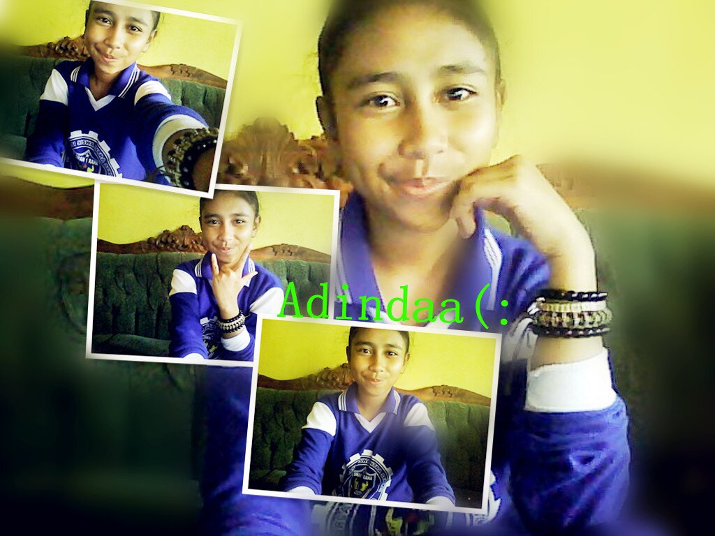 14yearsOldyoo, Muslim O:) , Childish, Young andd free \m/

♉(˘♢˘)♉ InsyaAllahAlwaysLvyuMR.A
AdindaAnggrainiKhairunnisaa^^