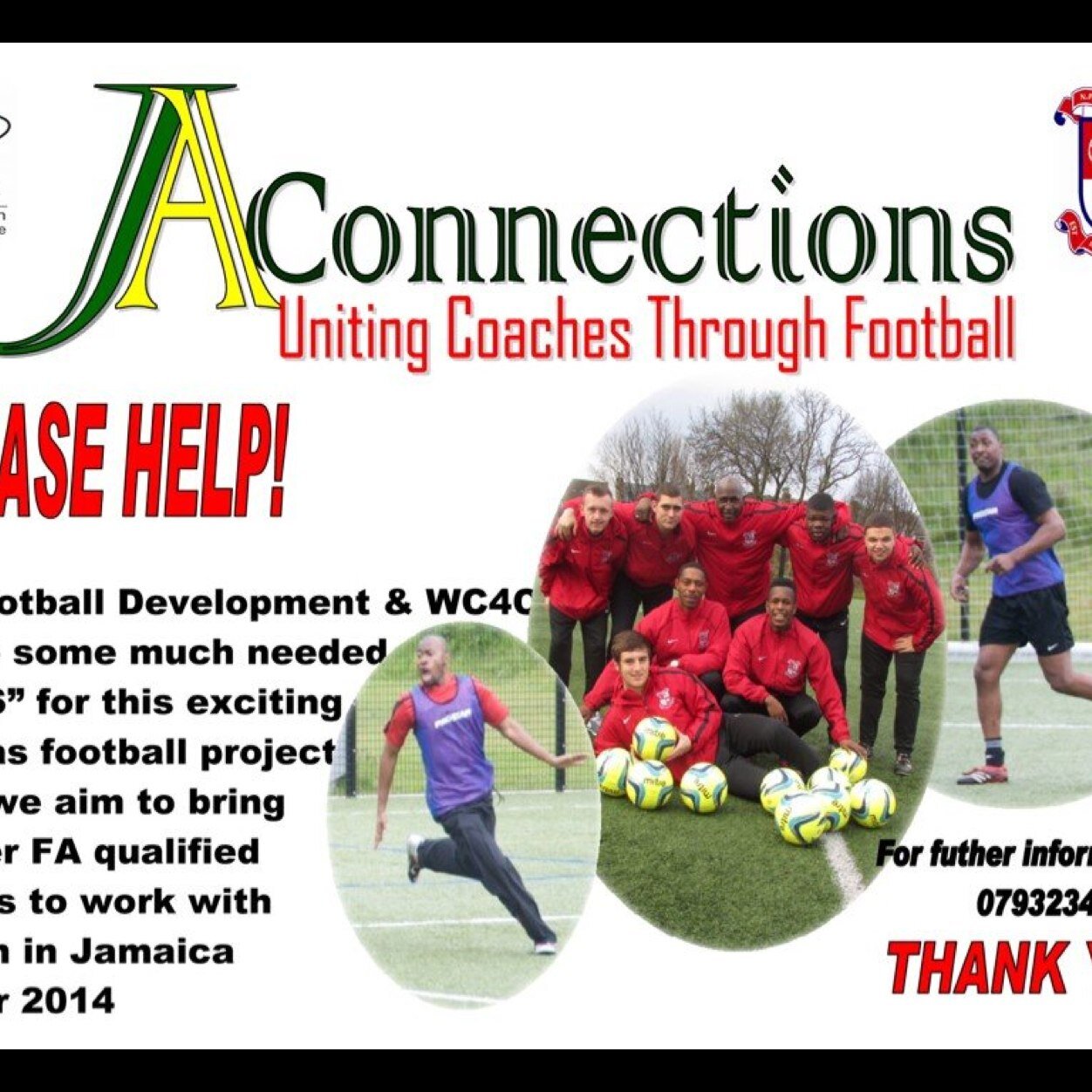 Npv football development & WC4C need to raise 'funds' for a exciting project aiming to bring togethor qualified coaches to work with young people in jamaica