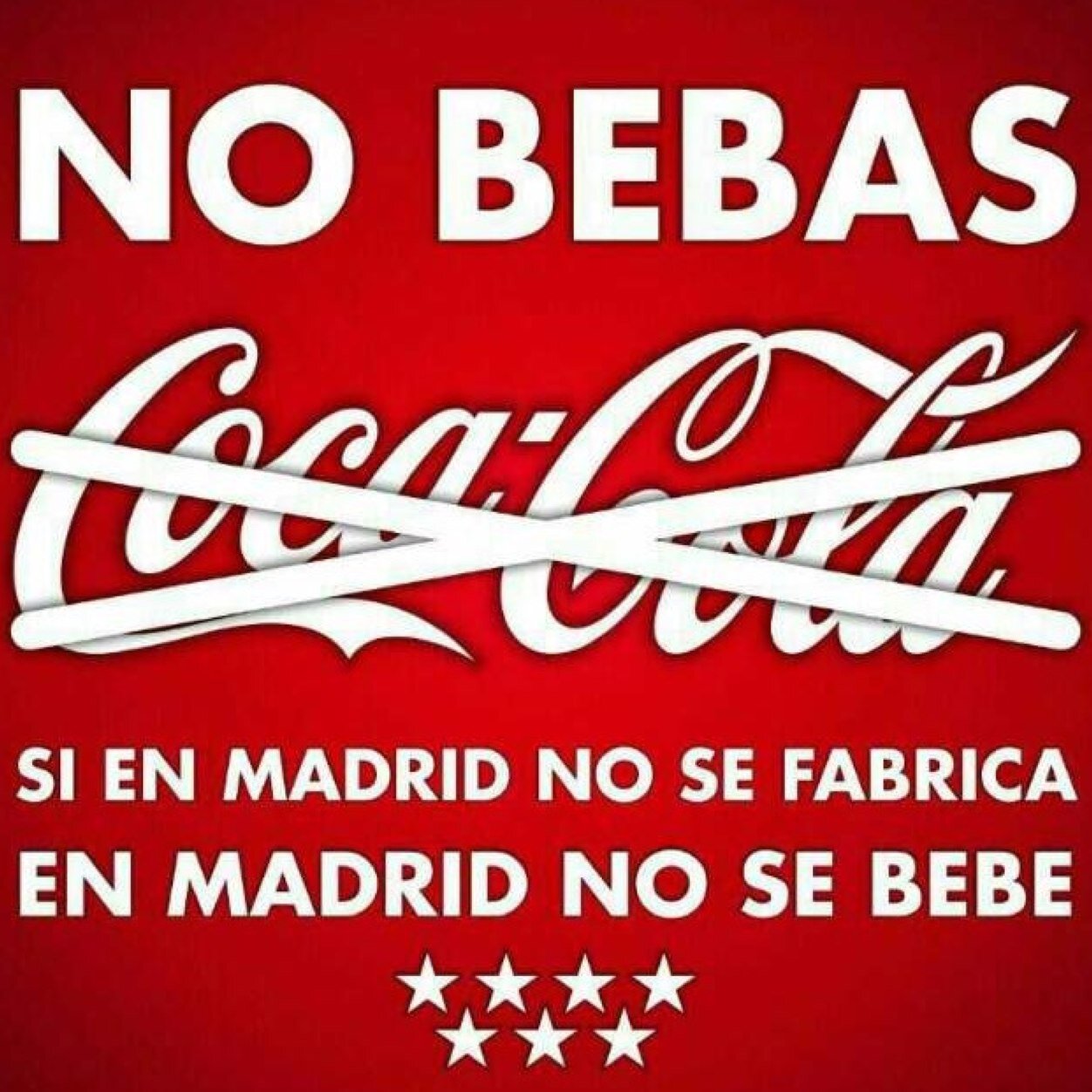 No al ERE de CocaCola, No a los despidos.