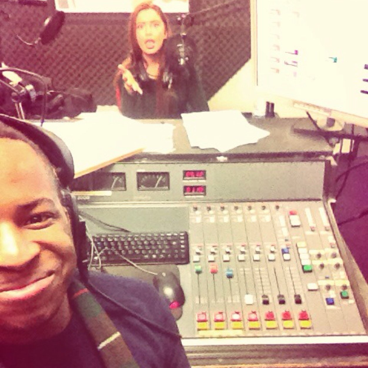 Hannah and Tristan on #the11oclockshow at Insanity Radio 103.2FM, great music to accompany your late night essays, reading and long drives home