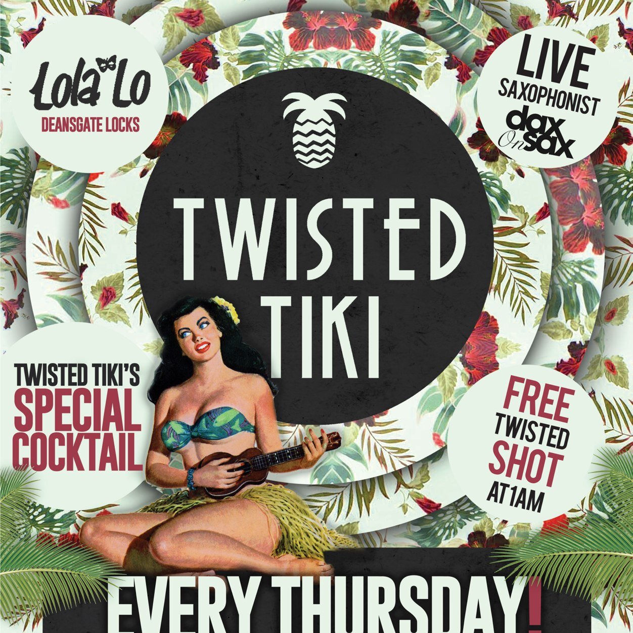 TwistedTiki's profile picture. EVERY Thursday  - Funky House/underground. Message for Glist ☎️LETSGETTWISTED