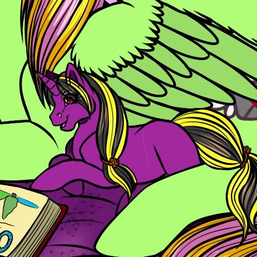 Hello I'm the Daughter of @MLP_QuickWing and @MLP_Sabaton. I can speak well. (( GMT +1 (RP) ))