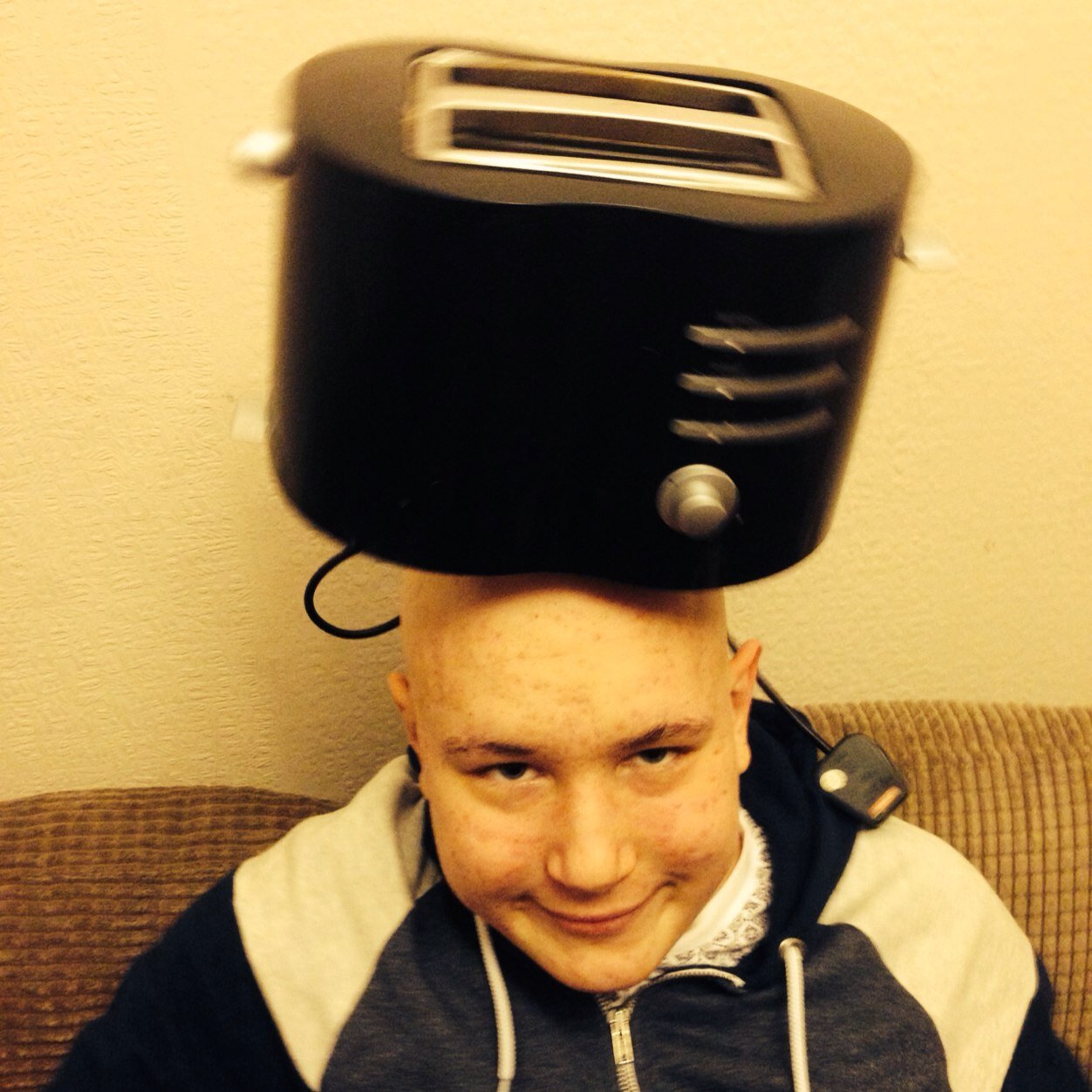 Things on a bald person