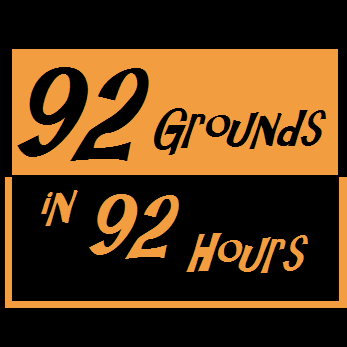 Four Wolves fans visiting the 92 League Football Grounds in 92 Hours, raising money for Cancer Research UK and the Georgina Cancer Ward. the92in92@hotmail.com
