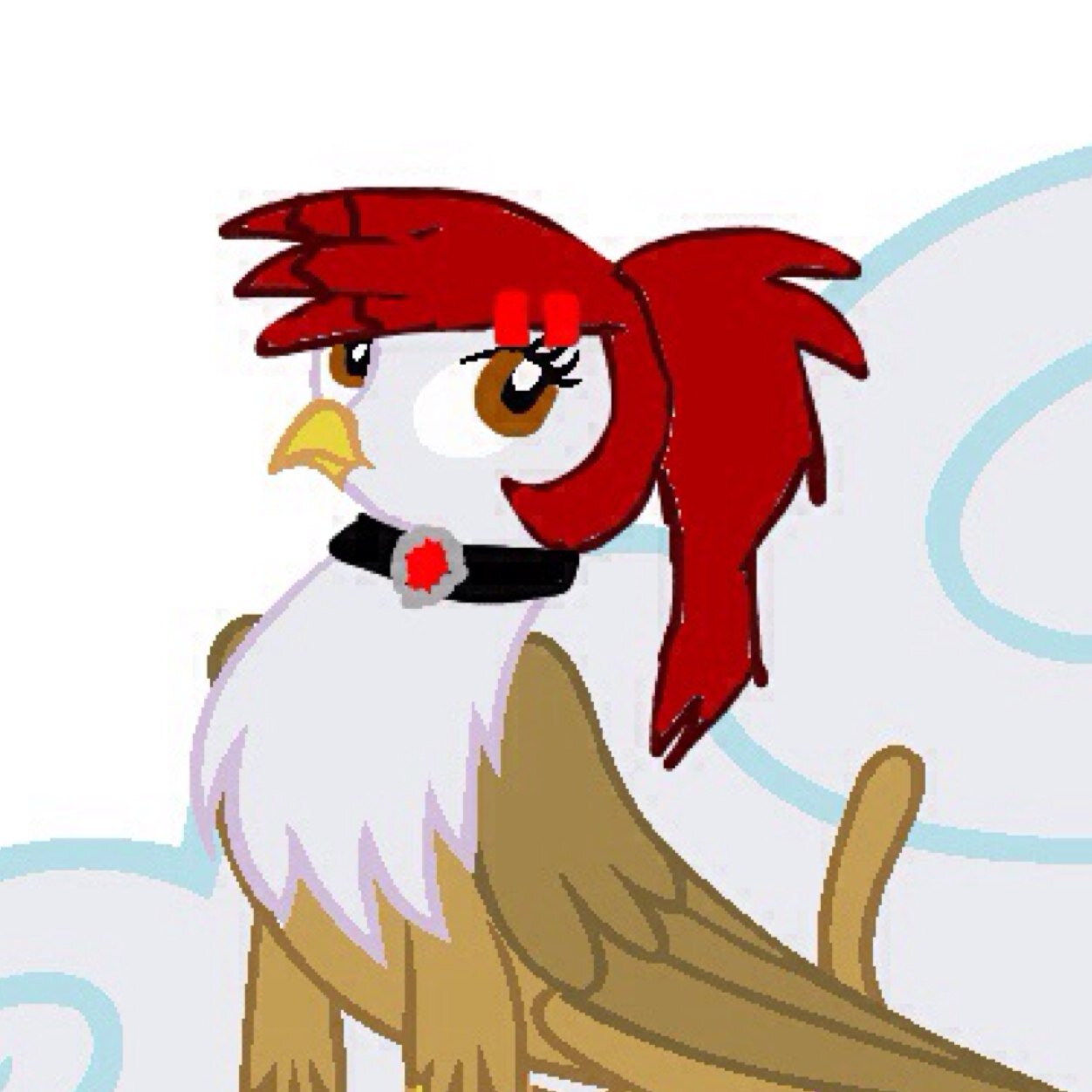 Im just an average griffon who makes weapons an armor! Im #singleandlooking! I miss a certain griffon alot...