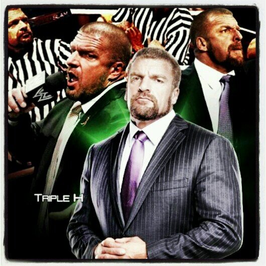 A big log keeps the fire going longer. I am that log...I'm the WWE COO, The Game, Triple H!! I do what's best for business. {RP}