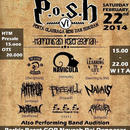 Pesta Olahraga Seni dan Hiburan Fakultas Sastra dan Budaya Universitas Udayana 2014 | @SMFSB_Unud | Harmonisasi Keberagaman