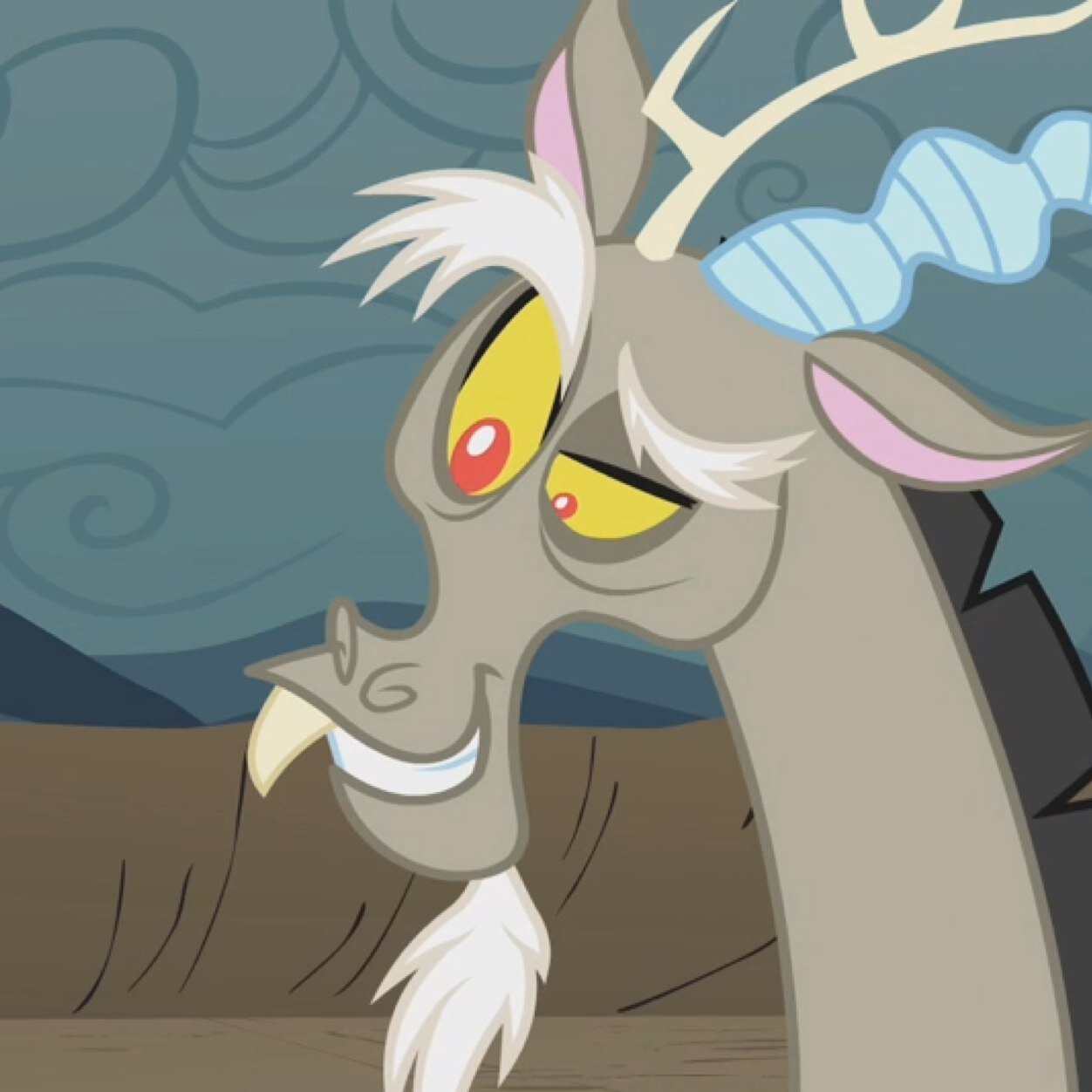 The reformed god of chaos, though old habits die hard.